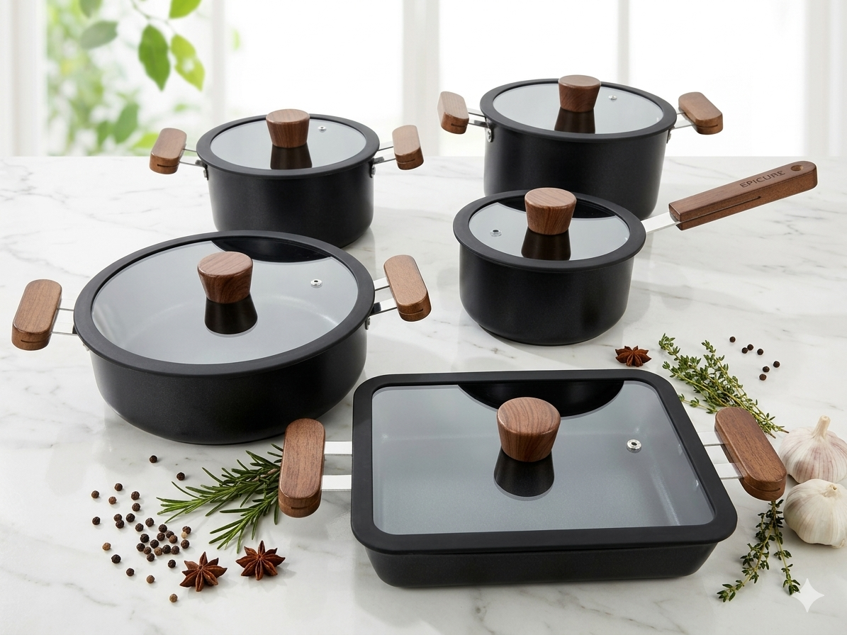 Cookware surface finish options