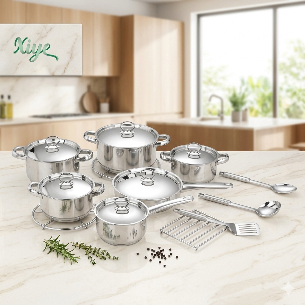 Stainless steel cookware sets