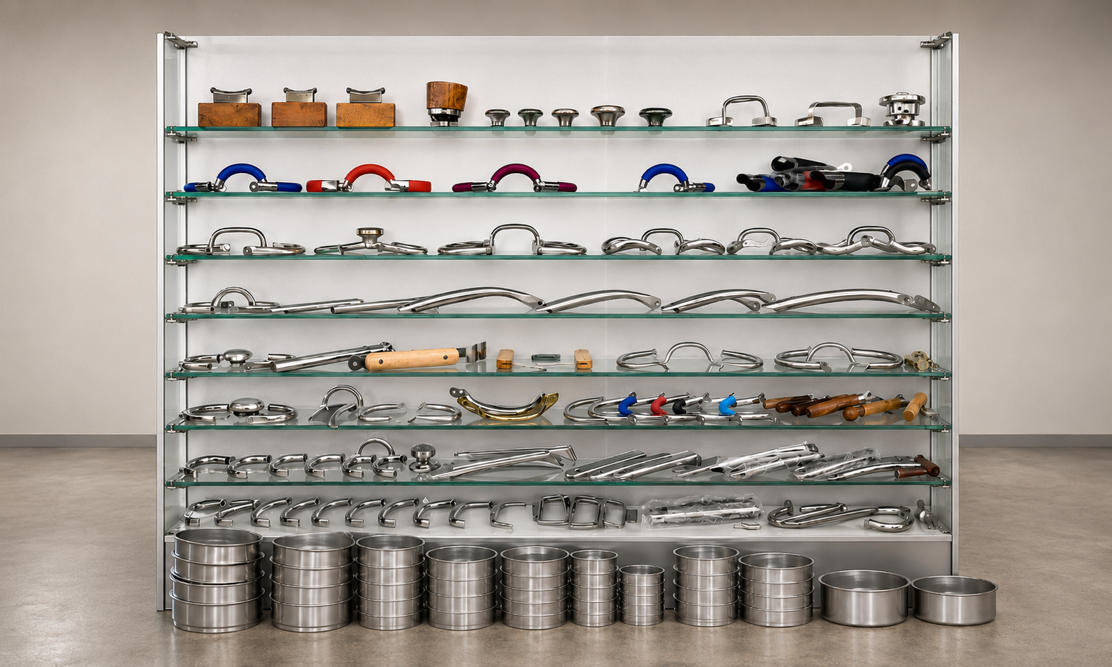 Cookware handle types