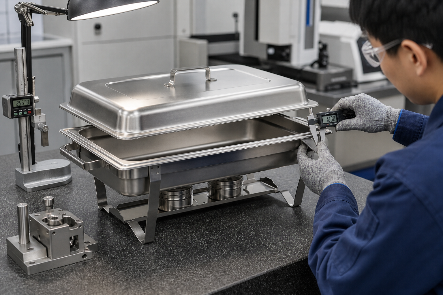 chafing dish finished weight check scale