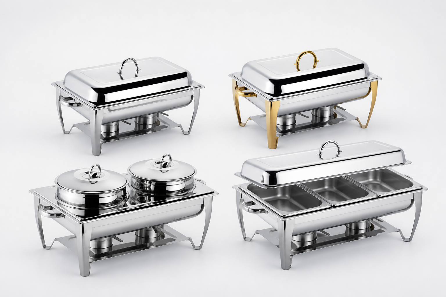 11L buffet chafing dish with two food pans