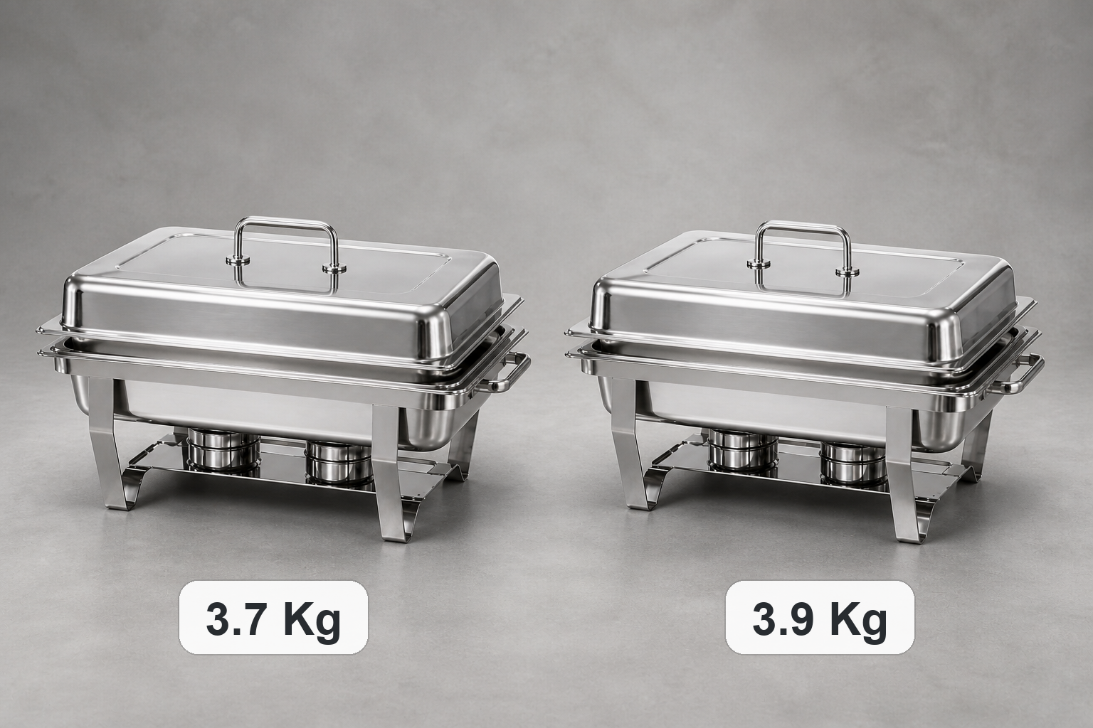 chafing dish packing inspection at Xiye factory weighing scale