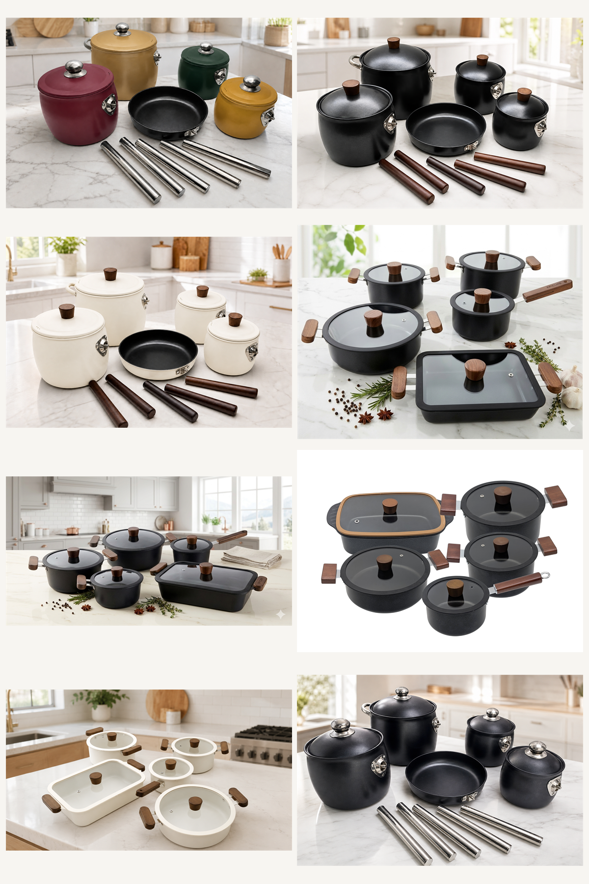 Complete non-stick cookware set ready for quotation