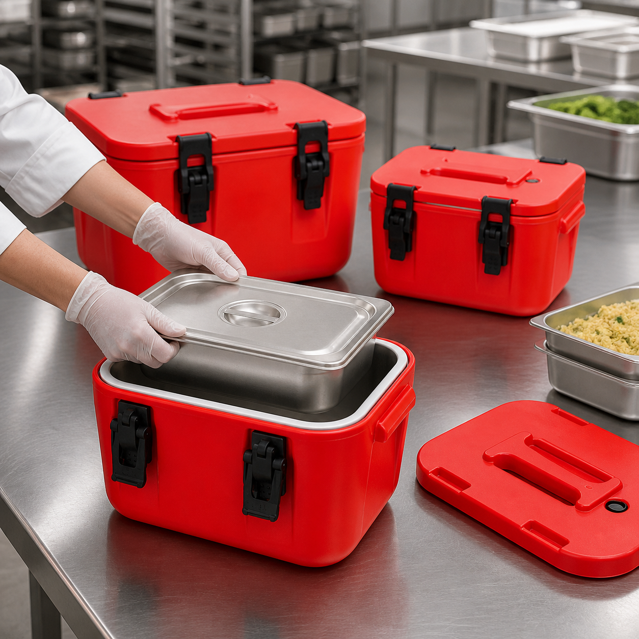 1.6L Stainless Steel Insulated Food Carrier ZX Series