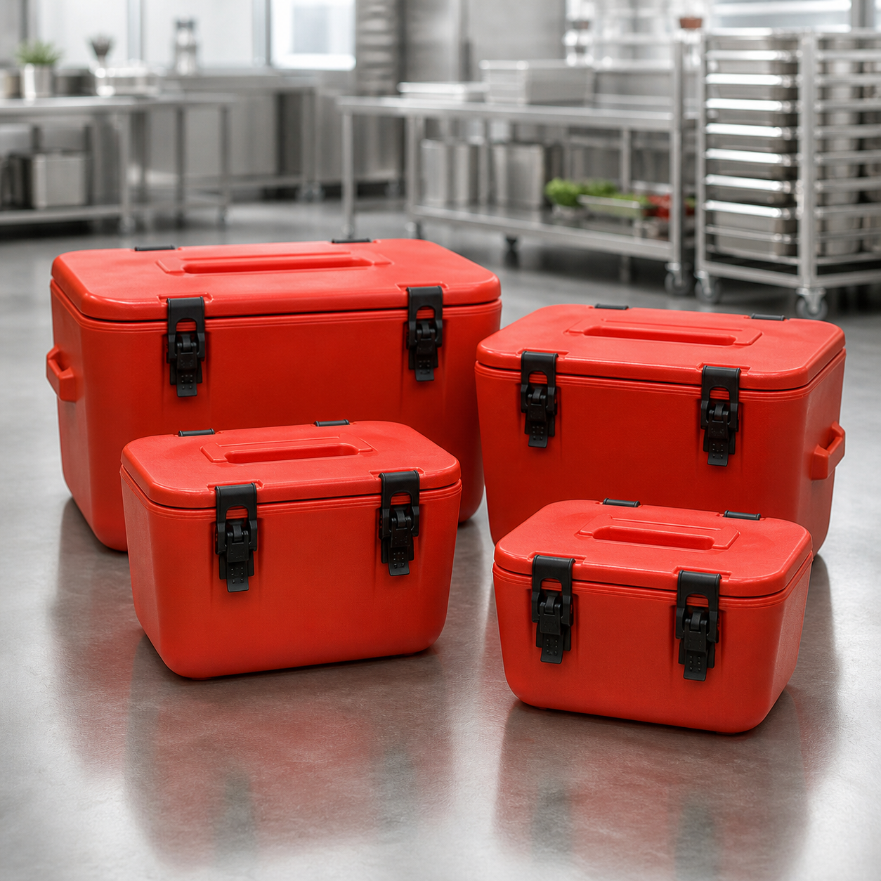 2.0L Stainless Steel Insulated Food Carrier ZX Series