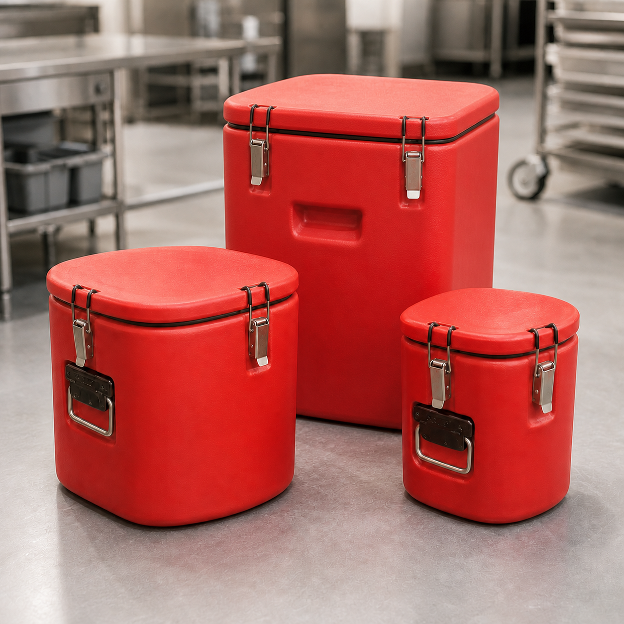 2.6L Stainless Steel Insulated Food Carrier ZX Series