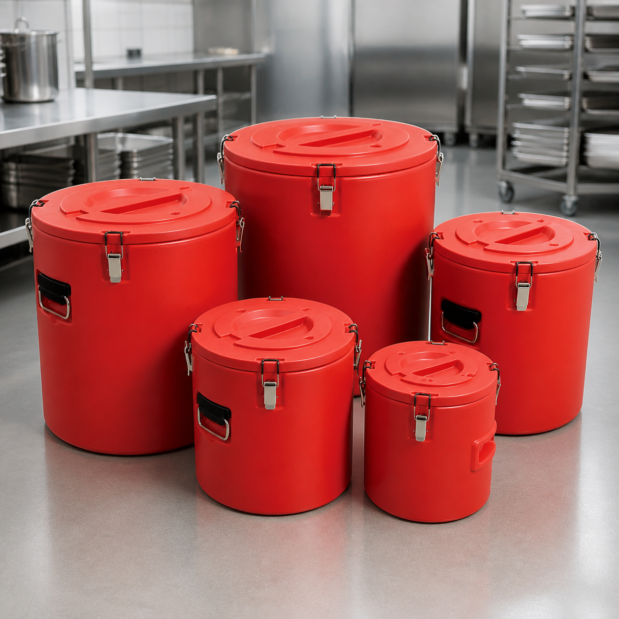 1.3L Stainless Steel Insulated Food Carrier ZX Series