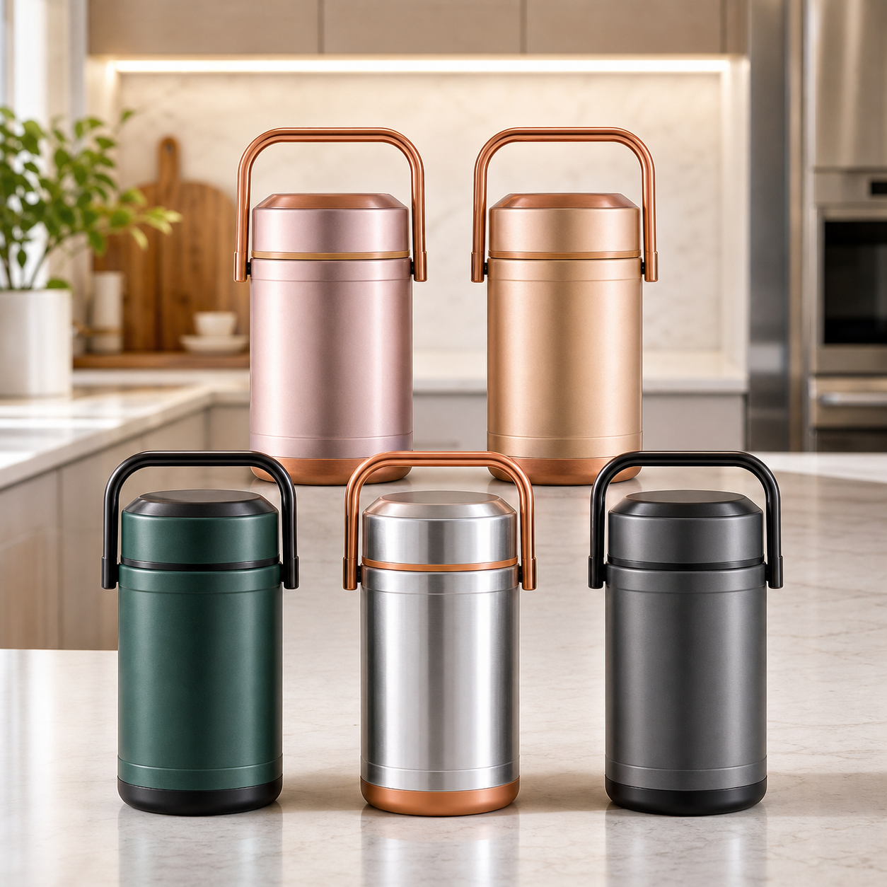 2.0L Stainless Steel Insulated Food Carrier HP Series