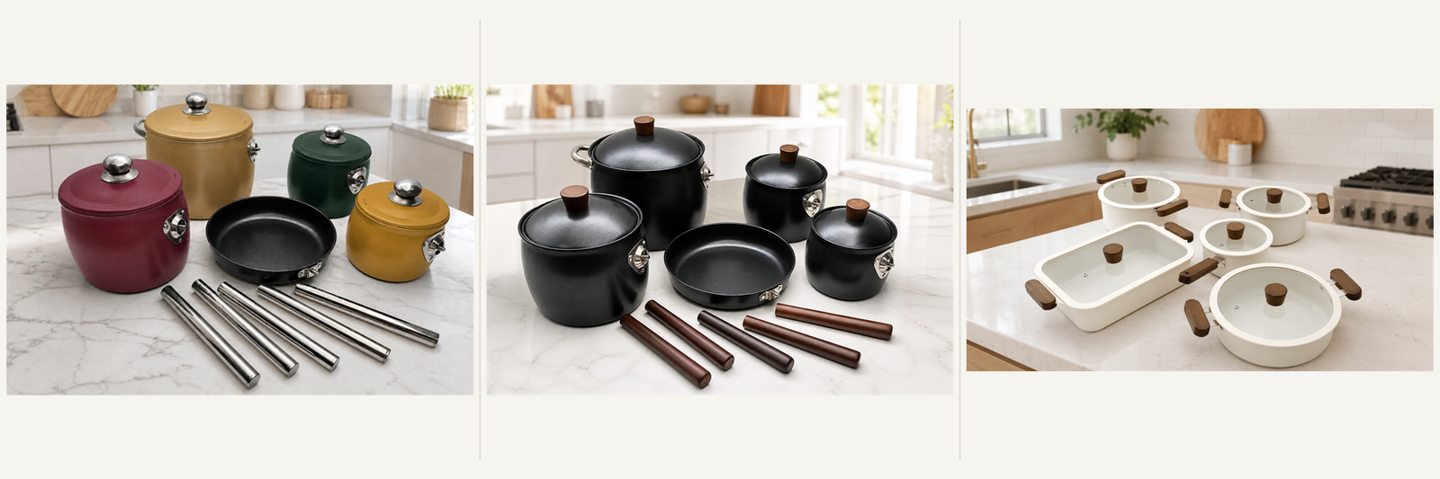 Non-stick cookware set example
