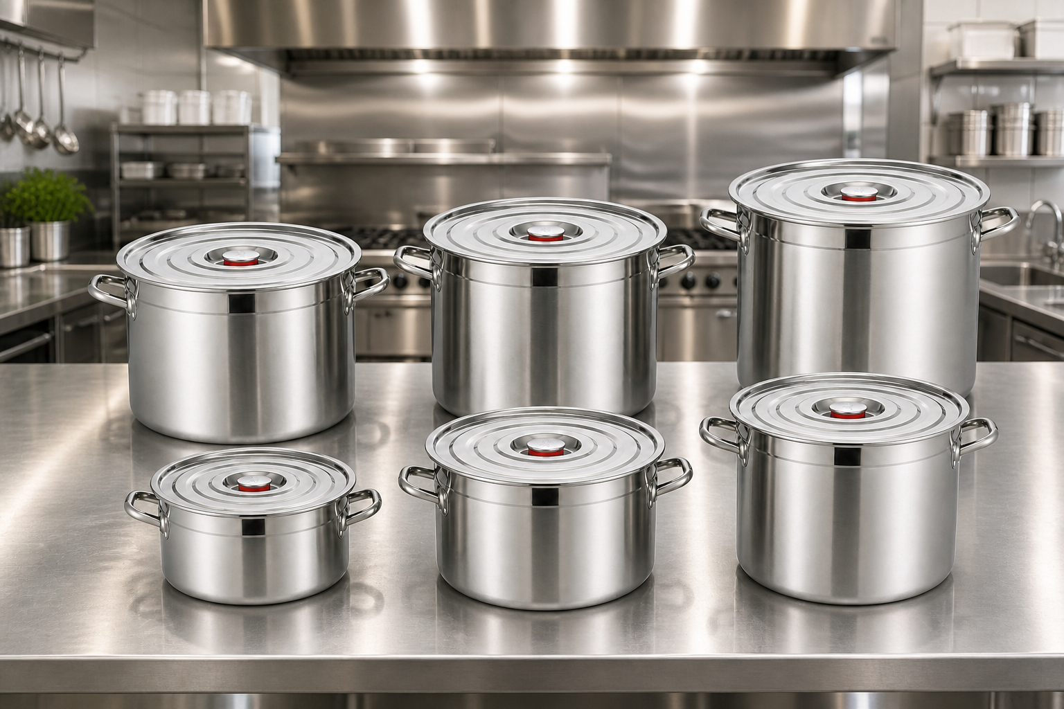30 cm single-bottom commercial stock pot