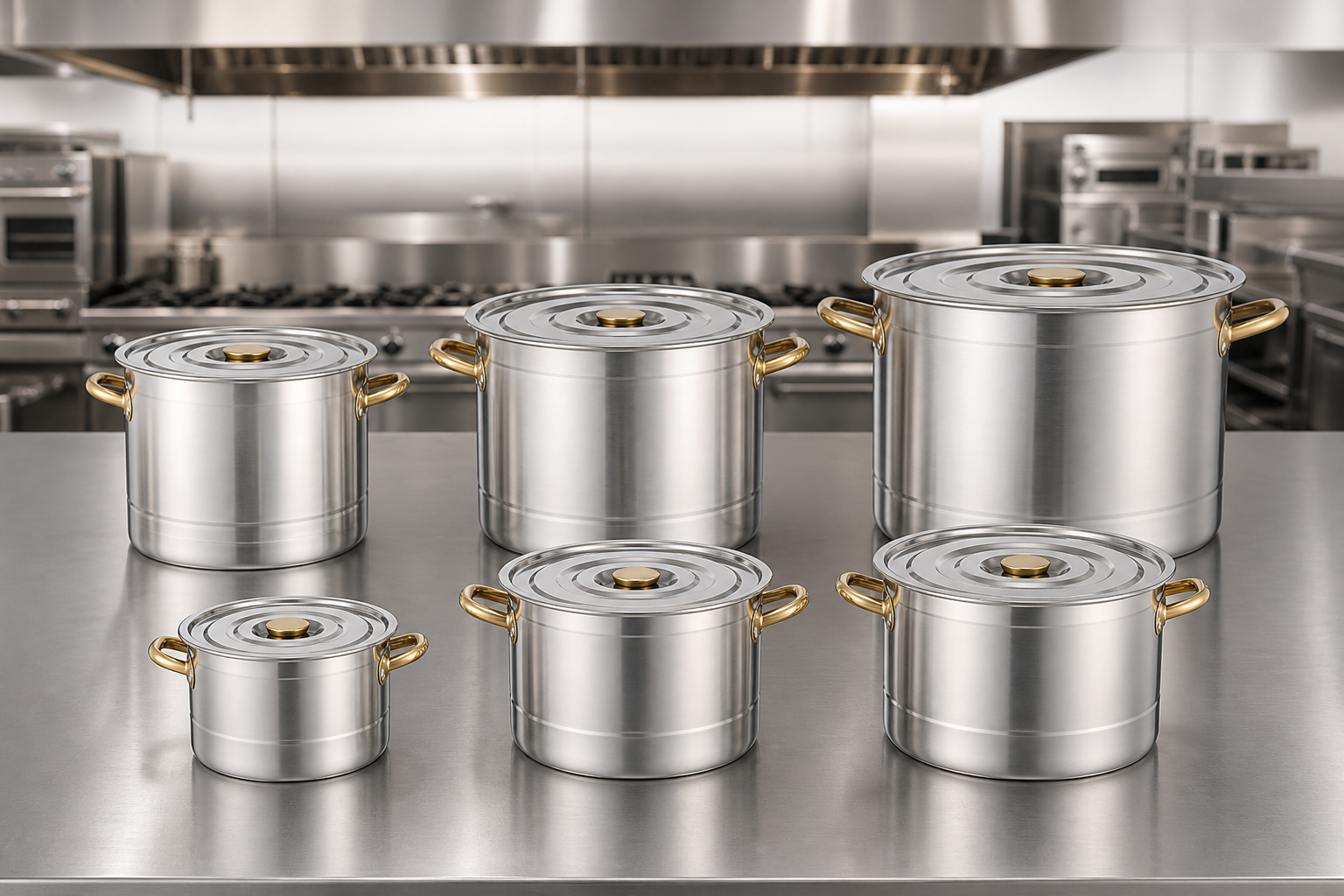 30 cm commercial stock pot with 5-layer composite bottom